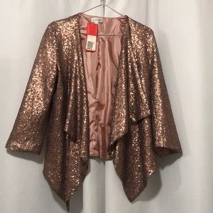 Waterfall Sequin Blazer